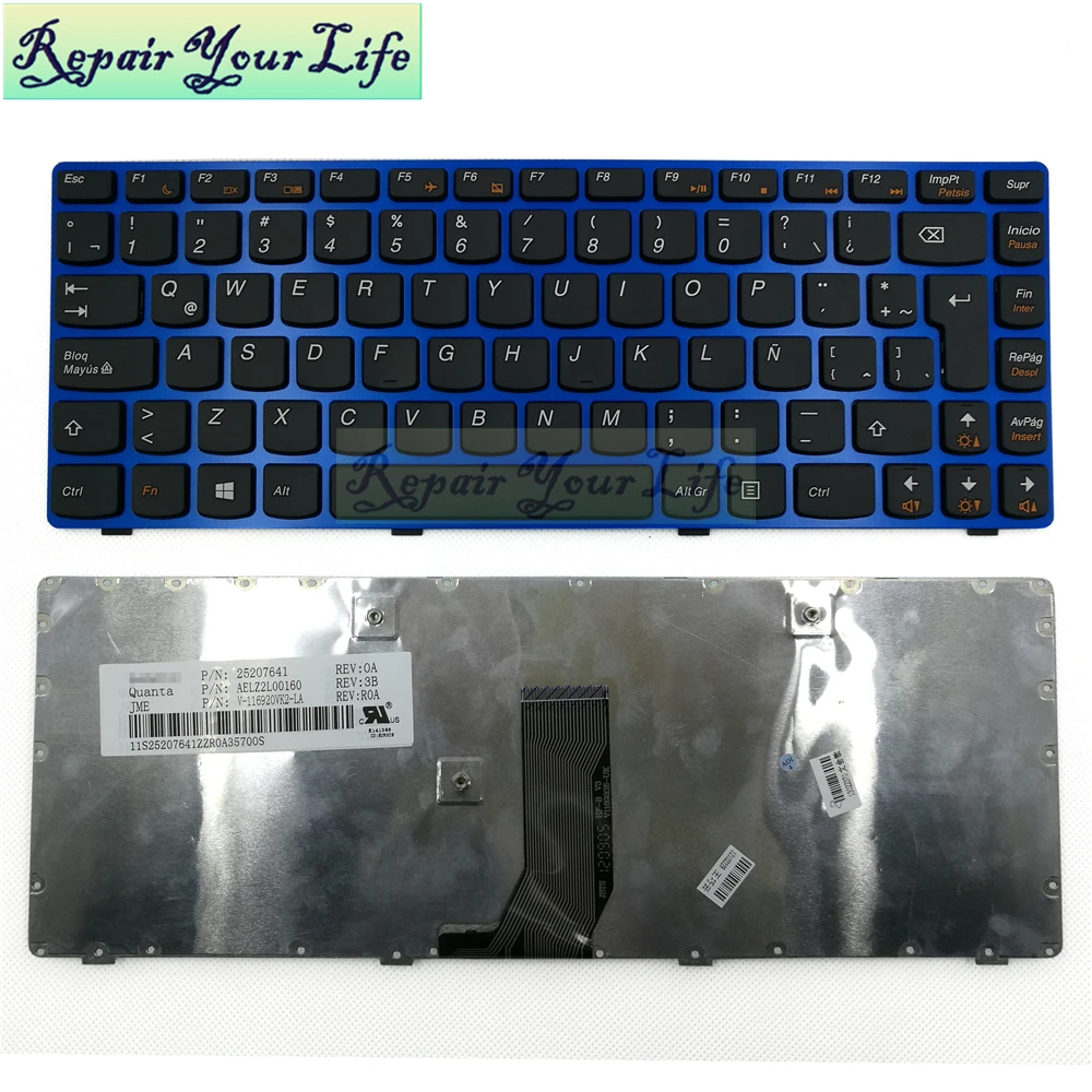 Ремонт You Life Клавиатура для ноутбука Lenovo G480 G485 B480 B485 Z380 Z385 Z480 LA раскладка с синей