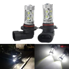 ANGRONG 2x HB3 9005 Светодиодный прожектор 50 Вт дневного света DRL противотуманная фара 12 В(CA299