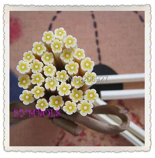 

5pcs C-17 5mm Cute Flower Cane Fancy Nail Art Polymer Clay Cane Nail Art Decoration
