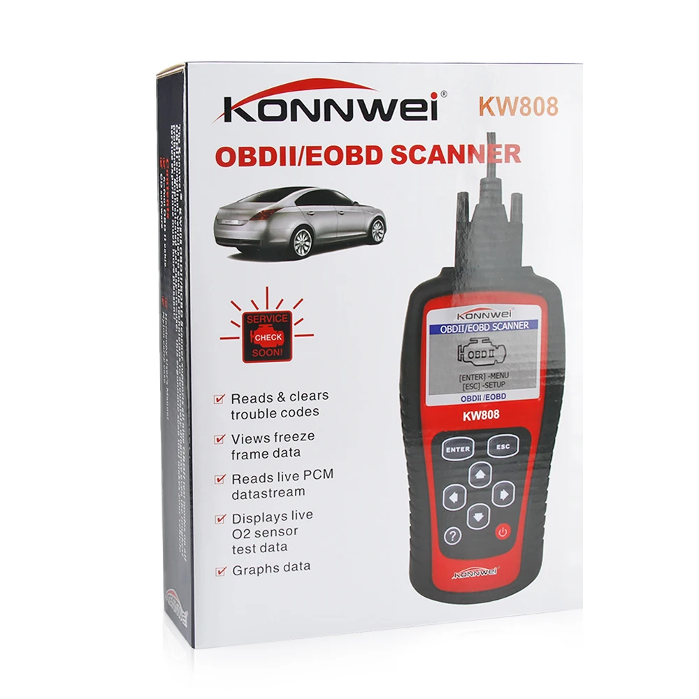 obd2 ferramenta diagnóstico automotivo scanner suporta pode