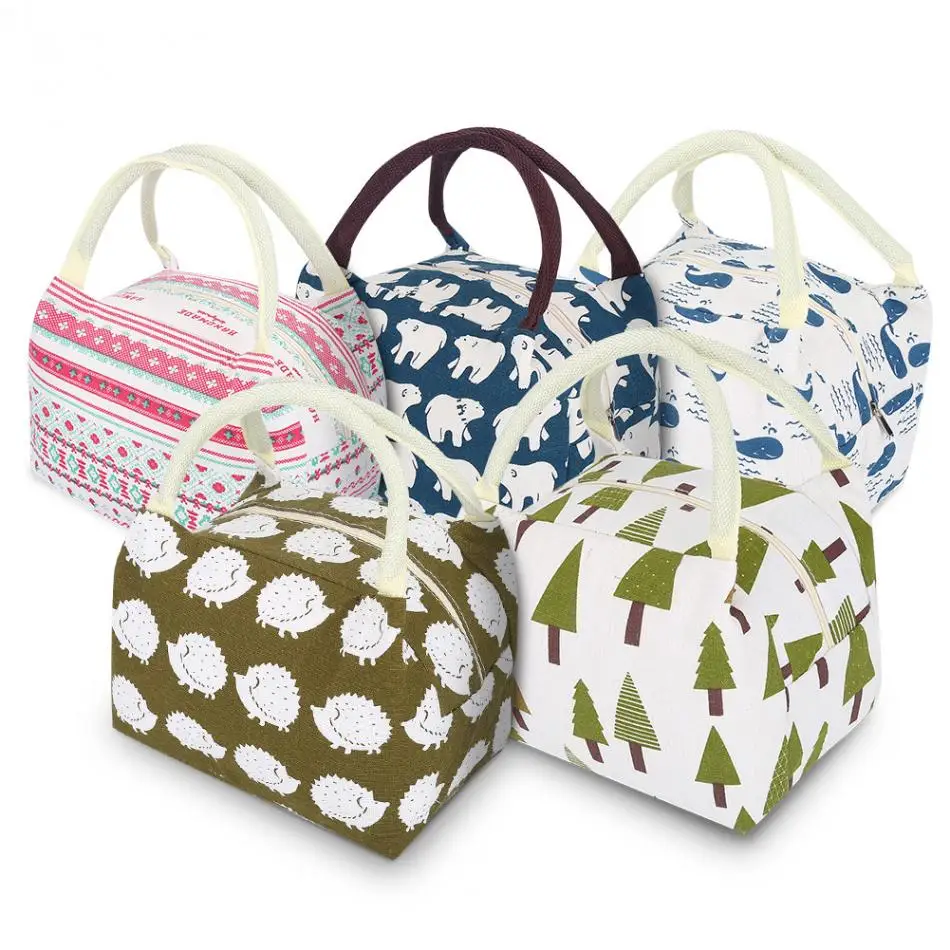 Multi Function Picnic Lunch Thermal Tote Reusable Kids School Storage