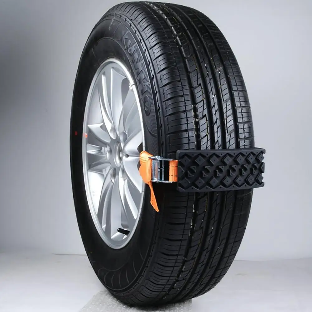 

New 2PCS Car Snow Chains Anti-Skid Universal Rubber Nylon Snow Mud Chain Saloon Car Tire Emergency Anti Skid Strap