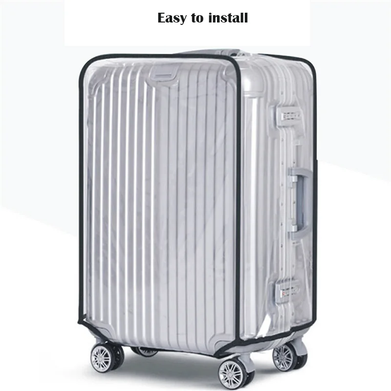 PVC Suitcase Bag Protective Covers Transparent Rain Dust luggage Travel Accessories Wear-Resistant Bag Protect Parts Sleeve Case PVC Suitcase Bag Protective Covers Transparent Rain Dust luggage Travel Accessories Wear-Resistant Bag Protect Parts Sleeve Case