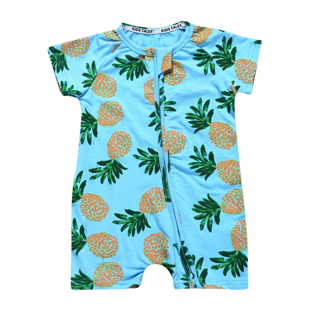 High Quality Cotton Infant Toddler Baby Girls Boy Clothes Pineapple ...