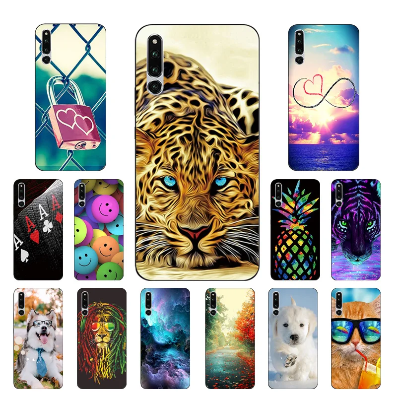 Мягкий силиконовый для 6 39 &quothuawei Honor Magic 2 Pine печать Capa De Silicone Para Slim чехол телефона