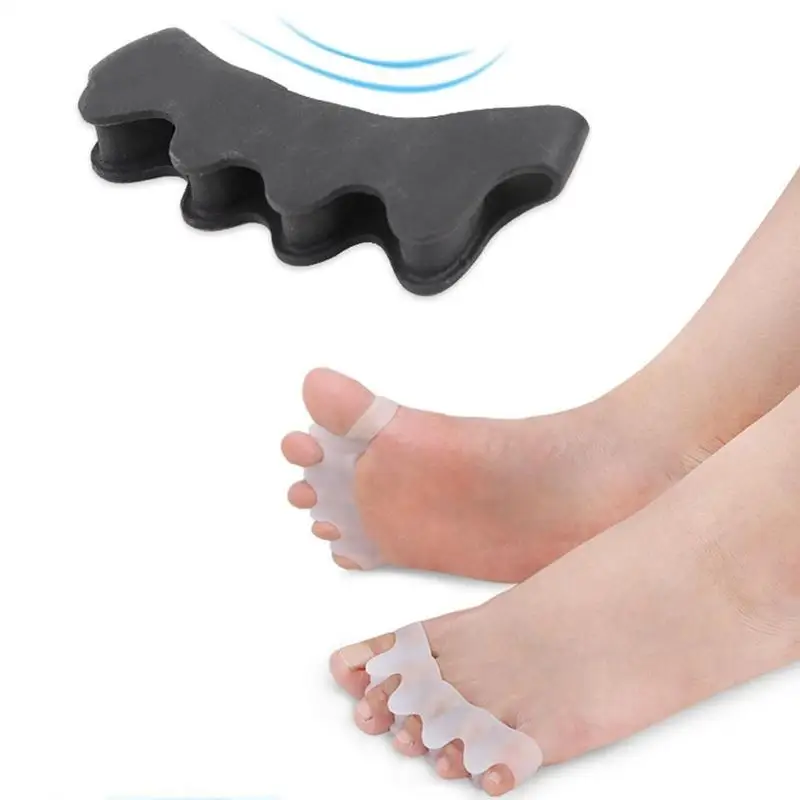 

2pcs Toe Straighteners Gel Toe Separators Correctors for Dancers Yogis Athletes Treatment for Bunions Relief Hammer Toe Valgus