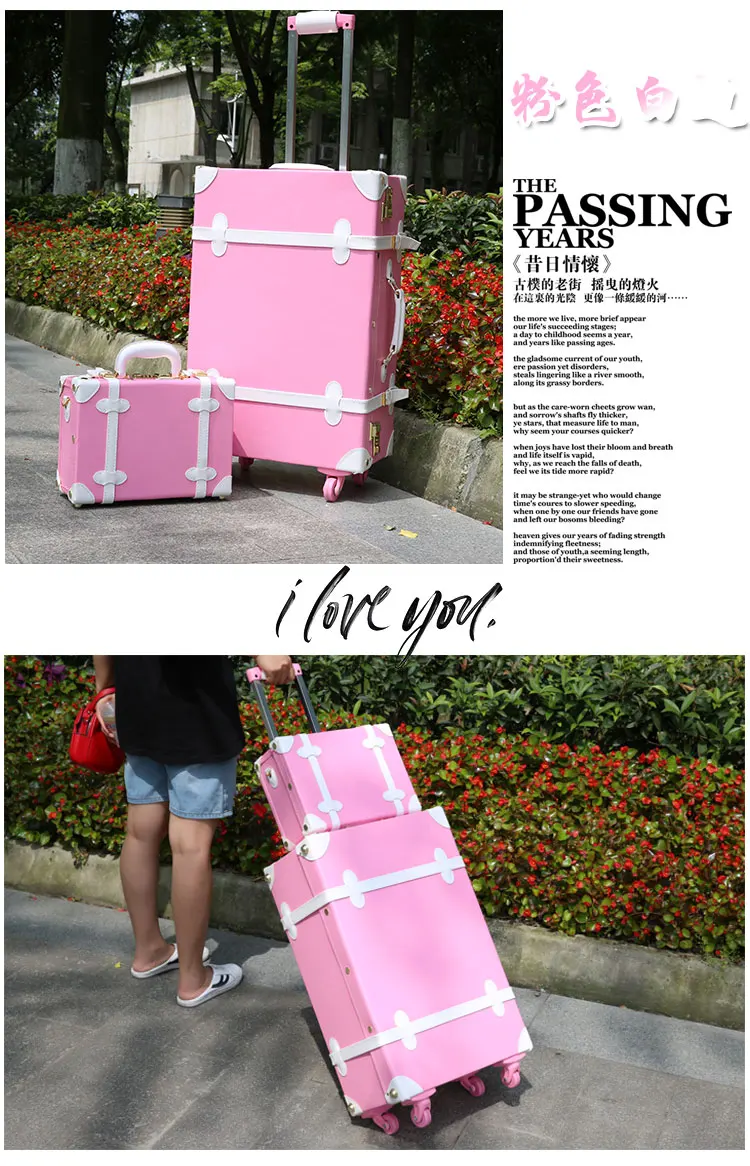 Набор чемоданов комплект багажных сумок на колесиках Спиннер тележка чехол 2" посадочные колеса женский косметический чехол для багажа дорожные сумки