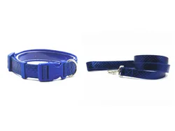 PU dog pet collar leash Pet Products sets adjustable two size S L supply PU leather dog collar leather luxury dog collar