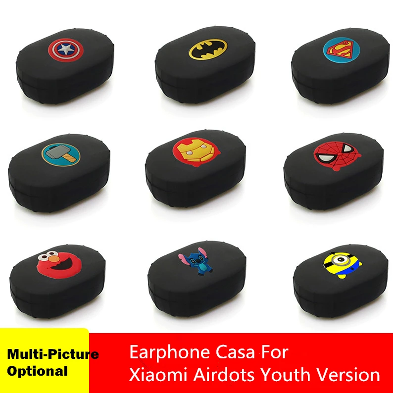 

Silicone Case for Xiaomi Airdots Youth Version Cover Earphone TWS Charging Case Soft TPU Shell Funda for Xiaomi mi Airdots Youth