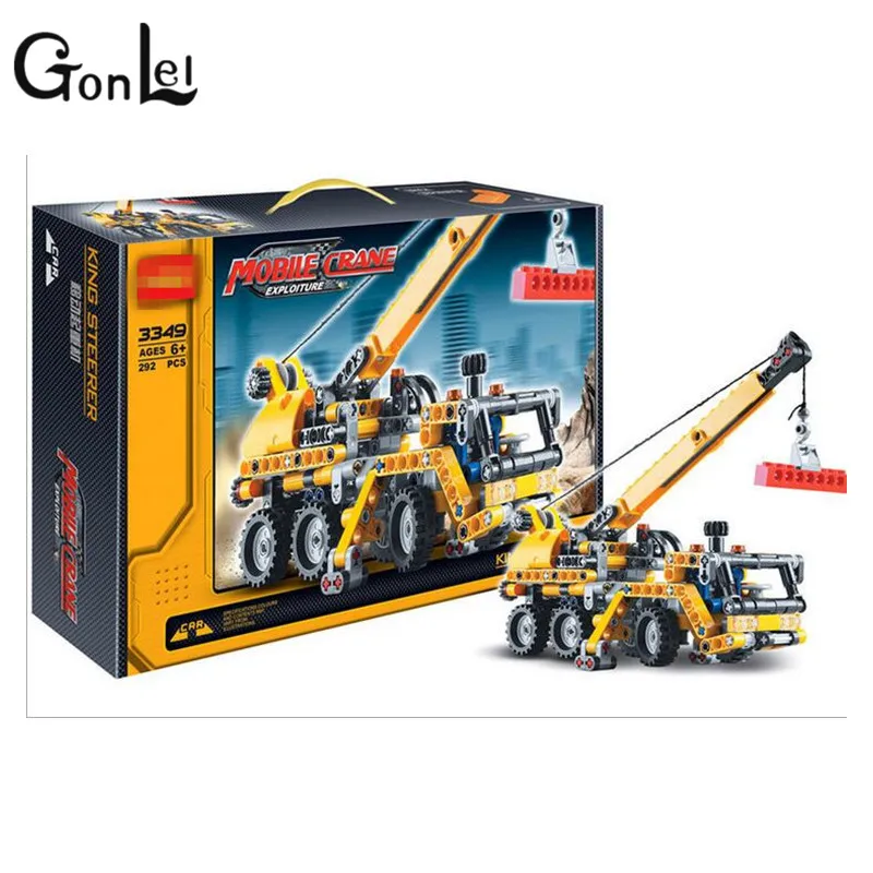 

GonLeI Decool 3348/3349 Mobile cranes Technology Series building block toys set for Children birthday gifts free shipping