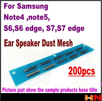 

200pcs New Ear Speaker Earpiece Anti Dust Mesh Net For Samsung note 4 5 S6 edge S6 s7 s7 edge