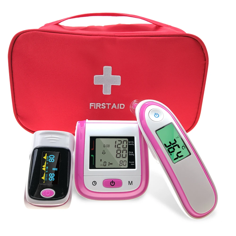 Пульсоксиметр Loodom OLED Детский термометр для измерения артериального давления на запястье термометр для измерения артериального давления подарочный пакет