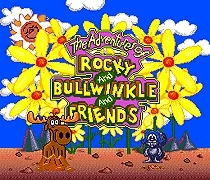 Приключения Рокки и быка винкле и друзей 16 бит MD игровая карта для sega Mega Drive для sega Genesis