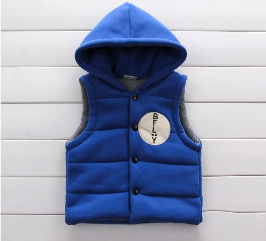 new boy winter suit three-piece 1-4-year-old boy sports suits plus velvet thick winter children's clothing