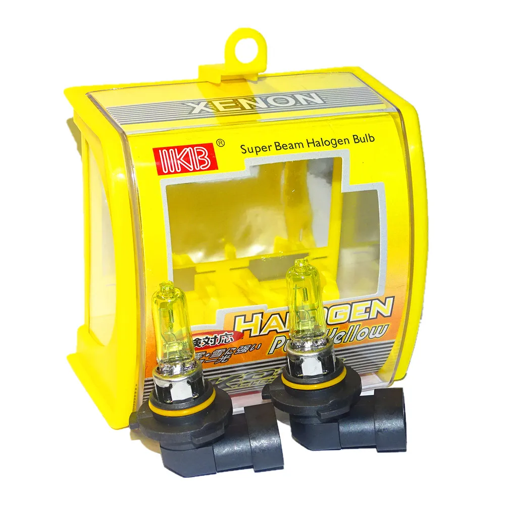 10Pcs 9005 HB3 100W 3000K Yellow Super Bright Xenon Car Headlight Bulbs