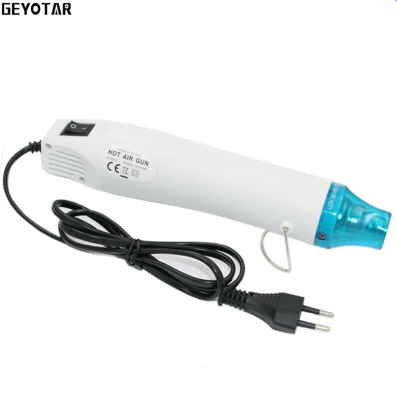 220V-DIY-Using-Heat-Gun-Electric-Power-tool-hot-air-300W-temperature-Gun-with-supporting-seat (2)
