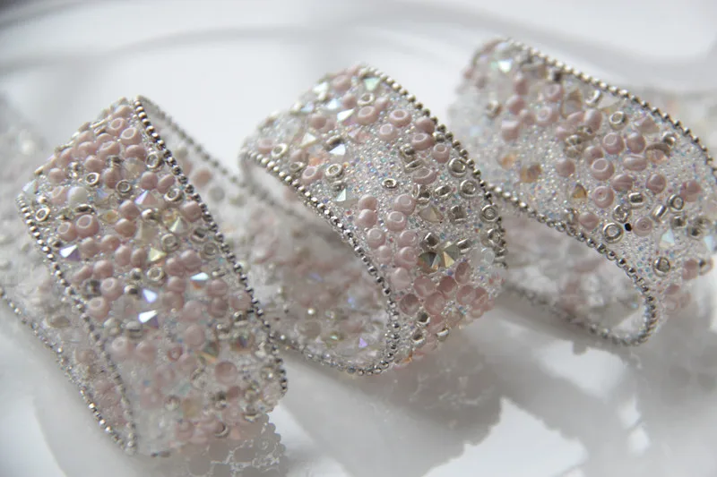 

Fake Pearl Beaded Lace Trim Mesh Fabric Iron on Paillette Lace Beaded Pearl Trim Braid Lace Applique