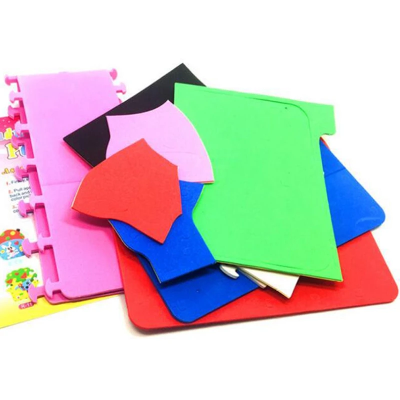 12 Sets Kids Toy Children Handmade Cartoon Animal Brush Pot Craft Art Craft Gift Unfinished 3