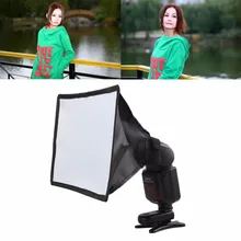 Universal Camera Speedlight Flash Diffuser Softbox 15x17cm for Canon Nikon Yongnuo YN 560 III 430EX 580EX