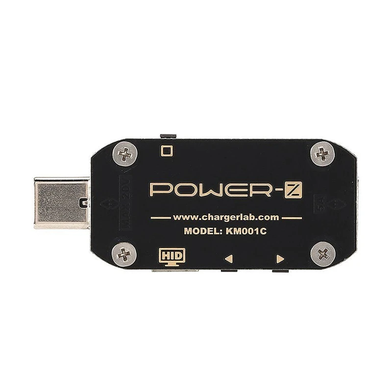 Black PD тестер USB KM001C цифровой вольтметр Амперметр Вольт Ампер метр зарядное устройство NS - Цвет: Black