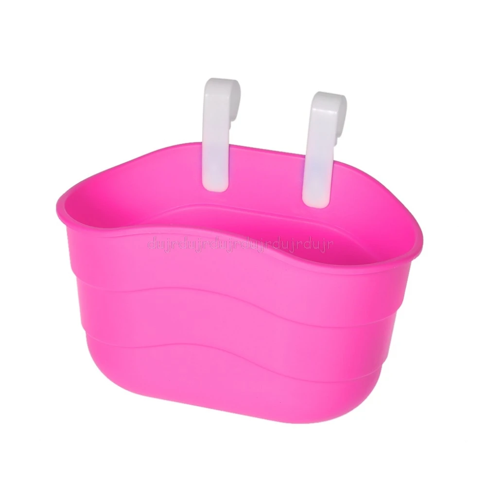 Clearance Bicycle Basket Children Bike Front Handlebar Carrier Scooter Saddlebag Plastic N20 dropship 1