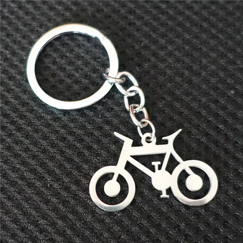 

Fashion Stainless Steel Bike Keychains Jewelry Bicycle Keyring For Men & Women