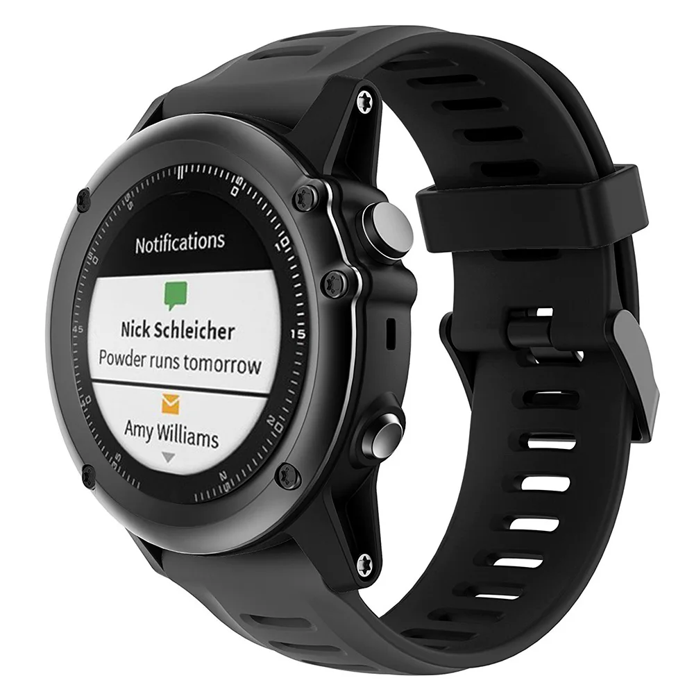 Baaletc черный для Garmin Fenix 3/Fenix 5X ремешок для часов спортивный сменный ремешок для Garmin Fenix 3/Fenix 3 HR/Fenix 5X Смарт-часы