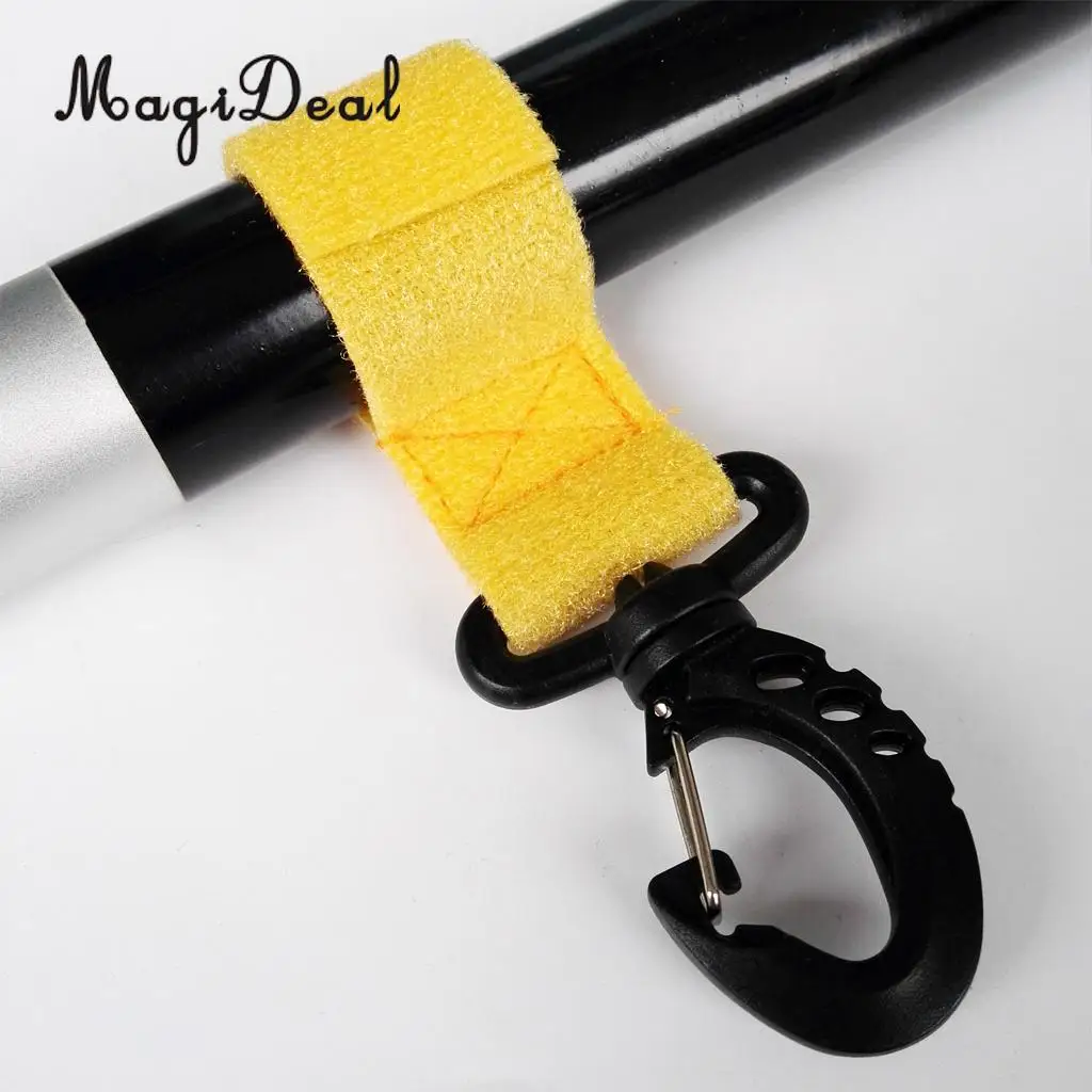MagiDeal 2 Pieces Inflatable Boat Canoe Kayak Paddle Clips Webbing Strap Fishing Rod Holder Keeper No Drilling