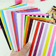 5 Set von 408 PCS DIY Scrapbooking Kunststoff Ecke Protector Aufkleber Für Bilder Fotoalben Rahmen Stanzen Hause Dekoration