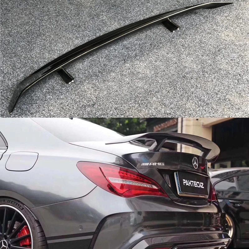 

CLA45 AMG GT Style Carbon Fiber Rear Trunk Wing Spoiler fit for Mercedes-Benz CLA W117 2013 - UP