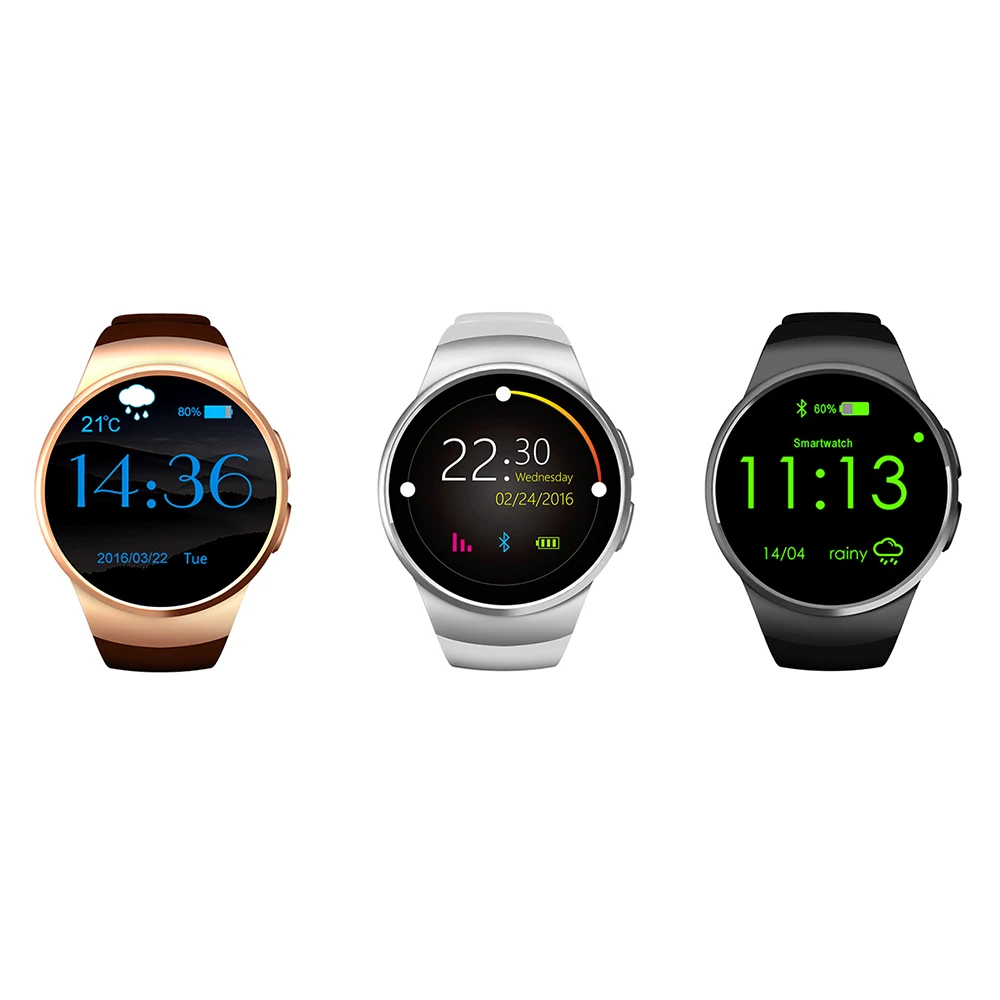 NAIKU KW18 Bluetooth Smart Watch Phone Full Screen Support SIM TF Card Smartwatch Heart Rate for apple IOS huawei Android