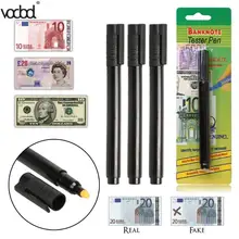 Caneta falsa com estilo de caneta, testador de notas falsas com base na água, caneta portátil, de resolução rápida
