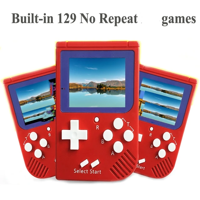 US $15 16 21% OFF|Coolbaby RS 6 Portable Retro Mini Handheld Game Console 8 bit 2 0 inch LCD Color Colour Children Game Player Built in 129 Games-in