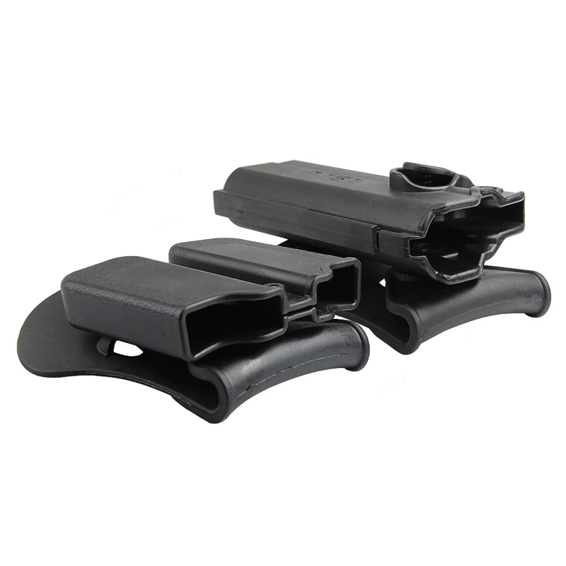 2-H005 Tactical-Polymer-Retention-Roto-Holster-with-Double-Magazine-Pouch-Fits-1911-Style-Hunting-Airsoft (3)