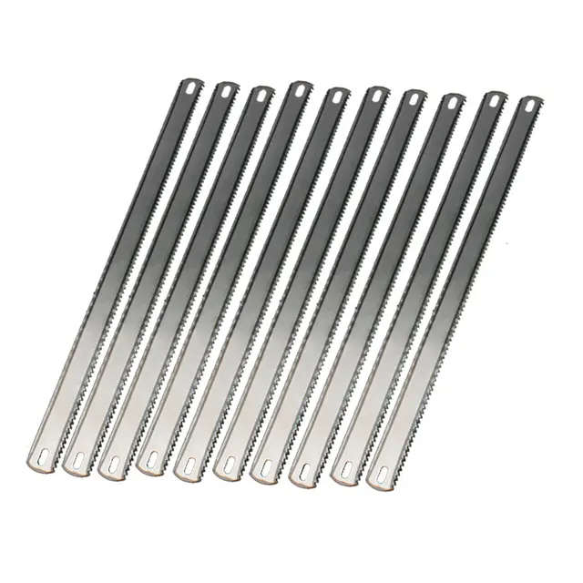 10PCS 12" Hacksaw Replacement Blades 8TPI/24TPI Double Teeth Blade Fine