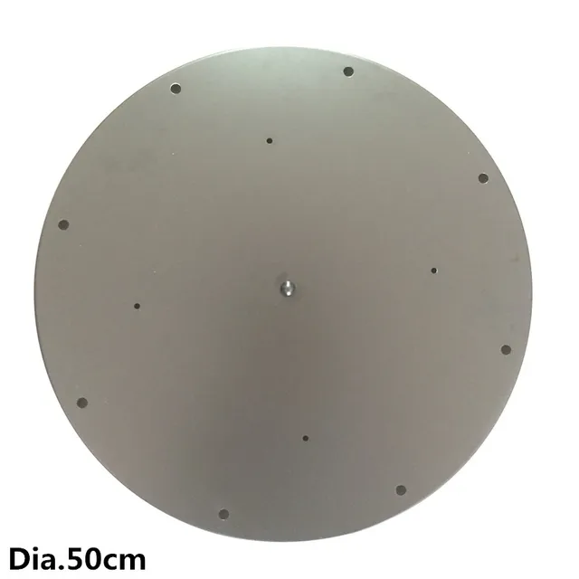 5Heads Three Lamps Chandeliers Base Plate Lighting Accessories Black