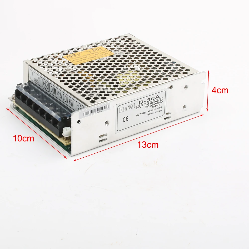 Двойной выход импульсный источник питания 30 Вт 5 в 12 В мощность suply D-30A ac dc преобразователь хорошего качества