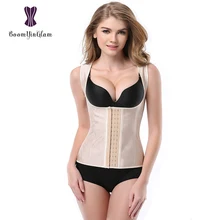 Цвета: бежевый/черный/синий/розовый/фиолетовый/leopread/Серый цвет 4 Сталь кости тела коррекция фигуры, тренировка для талии корректирующий корсет латексный жилет 886