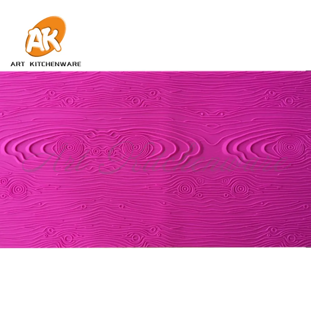 Woodgrain Fondant Impression Mat New Pattern Decorative Design