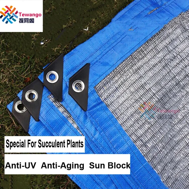 Tewango Árnyék Vitorla 40% -50% Uv-Blokk Háló Nettó Terasz Zamatos Növények Fedele A Kültéri Napfény Védelme Árnyékot Napellenző Ezüst Szín