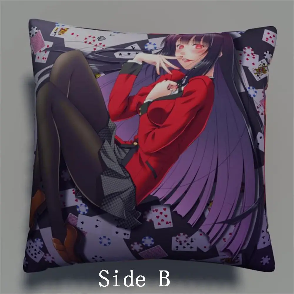 Suef Аниме Манга Jabami Yumeko Kakegurui аниме двухсторонний чехол для диванная подушка 353 |