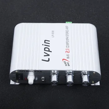 

Booster Stereo Amplifier For Car Subwoofer Home Hi-Fi 2.1 MP3 300W Low distortion Lightweight