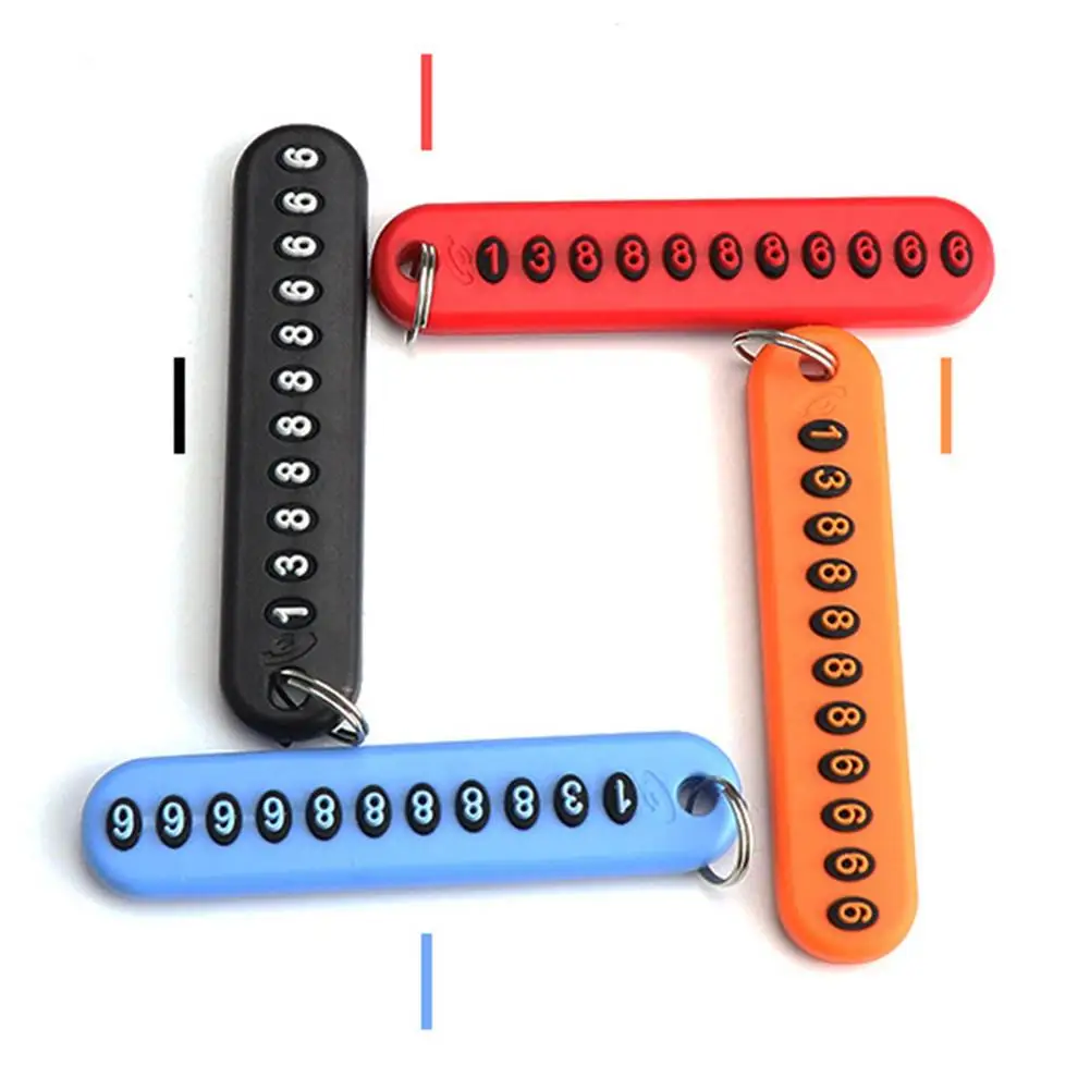 Анти потеря номерной знак автомобиля брелок кулон ювелирные изделия мобильный