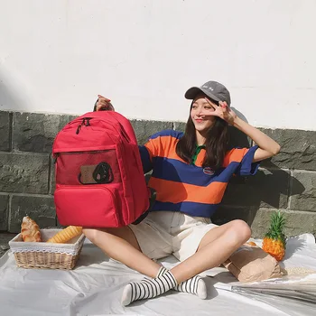 

New Travel Men Backpack Women Female Rucksack Leisure Student School Bag for Teenage Girls Boys Waterproof Nylon Backpacks