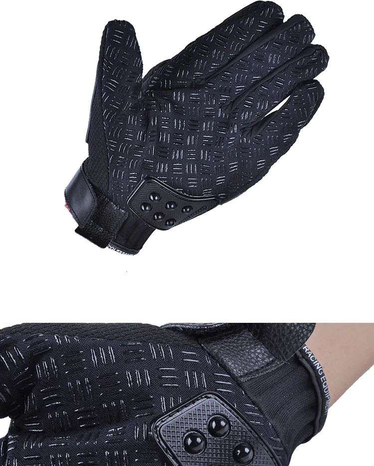 Сплав сталь Madbike Мотоциклетные Перчатки защитные Guantes Luvas Para Motor черный синий красный