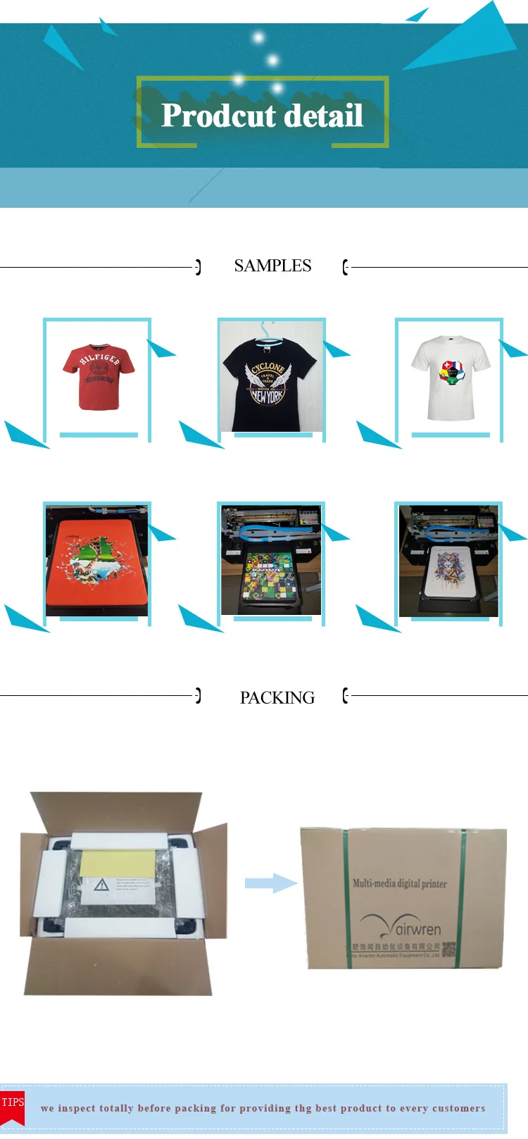 T-Shirt Printer-A4 size area-Hot Sale