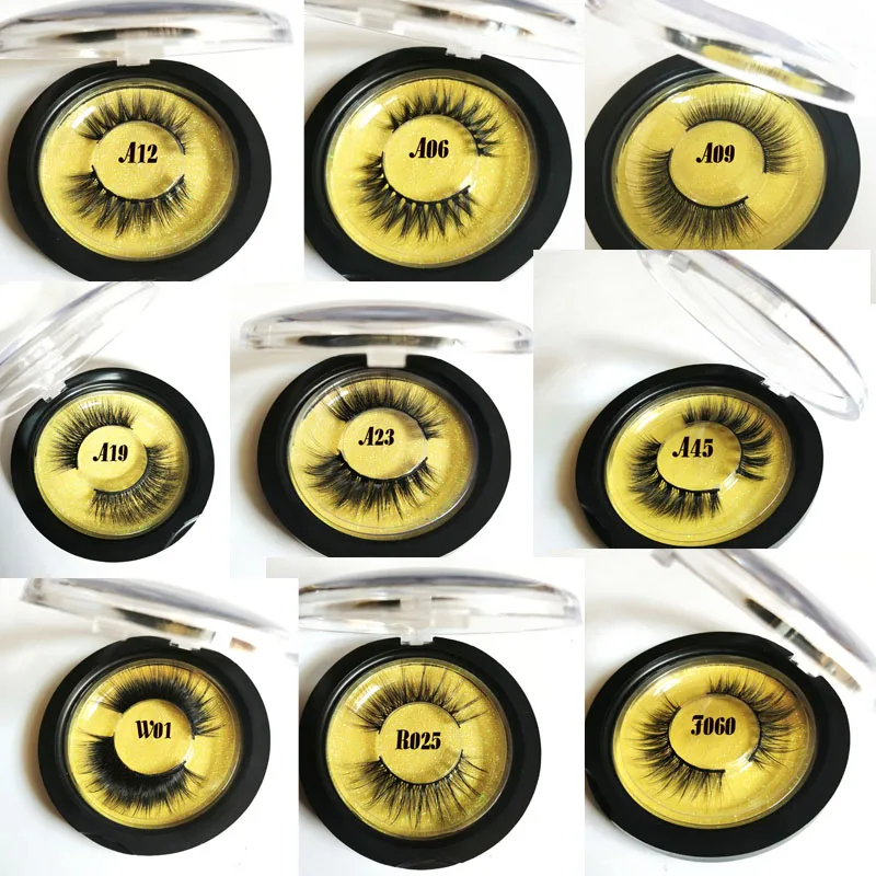 False Eyelashes Selectable 3D Faux Mink private Logo Acceptable Silk Protein Lashes 100% Cruelty Free Eye 21 | Красота и здоровье