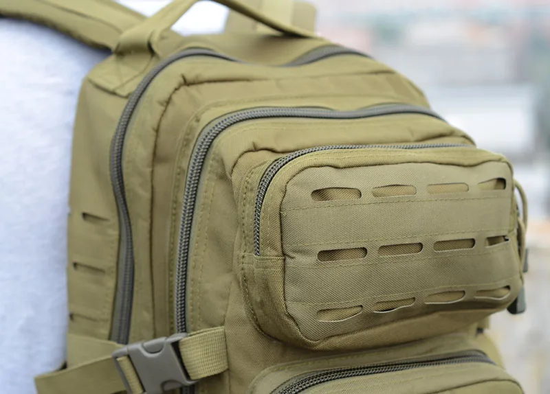 ROCOTACTICAL 30L тактический рюкзак лазерная резка MOLLE штурмовой пакет для кемпинга пешего туризма охоты Путешествия нейлоновая сумка подходит для 15 ноутбуков