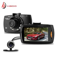 Hgdo автомобиля регистраторы DVR двумя Камера Full HD 1080 P 2.7 “видео Регистраторы G-Сенсор Ночное видение детектор видеорегистраторы