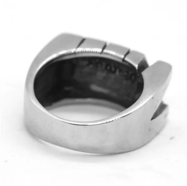1pc Dropship Roma Number 13 Ring 316L Stainless Steel Fashion Biker New Men Boys XIII Cool Ring